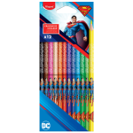 Карандаши в наборе цветные - 12цв. "SUPERMAN" (Maped)