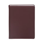 Ежедневник полудатированный - А5 бордовый 384 стр."VELVET" (GSF)