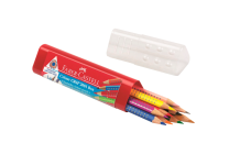 Карандаши в наборе цветные - 10цв. "Grip" (Faber Castell)
