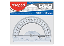 Транспортир пластиковый - 12см 180гр. в блистере (Maped)