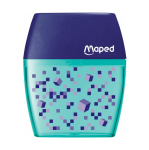 Точилка - 2 отверстия "PIXEL PARTY SHAKER" с контейнером (Maped)