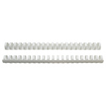 Пружина пластиковая в наборе - 25мм 50шт. белый (Silwerhof)