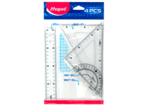 Линейки в наборе - 4предметн. (Maped)