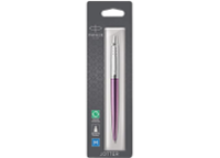 Ручка шариковая автоматическая подарочная - синий стержень "Jotter Victoria Violet Chrome CT" (PARKER)
