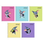 Тетрадь - А5  48л. клетка "СУПЕР МЫШЬ" (Феникс)