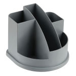 Подставка д/канцелярских принадлежностей "Авангард" серый эконом (Стамм)