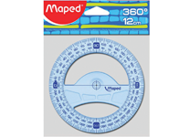 Транспортир пластиковый - 12см 360гр. (Maped)