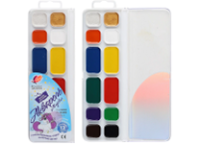 Краски акварельные - 12цв. "Волшебная палитра" без кисти картон.уп. (Луч)