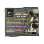 Пластилин скульптурный - 500гр. оливковый твердый (Малевичъ)