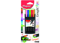 Линеры в наборе - 10цв. 0.4мм. "Graph Peps" в блистере (Maped)