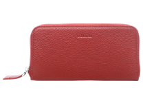 Портмоне кожаное женское - красный "Монтана" (Мальченок)