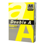 Бумага офисная цветная - А4 100л. 80гр "Lemon/Лимонно-желтый" (Double A)