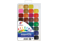 Краски акварельные - 32цв. "Классика" без кисти пласт.уп. (Луч)