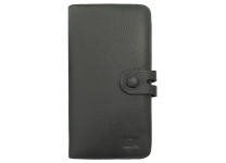 Портмоне кожаное мужское - серый (Мальченок)