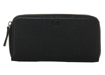 Портмоне кожаное женское - черный "Монтана" (Мальченок)