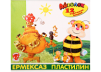 Пластилин - 12цв. "Айголек" 240гр. (Мегапласт)