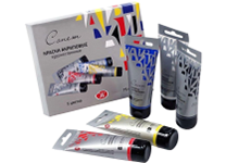 Краска акриловая художественная в наборе - 5цв. 75мл. "Сонет" (Н.П.)