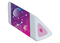 Ластик - белый "Cosmic kids" (Maped)