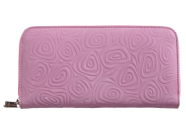 Портмоне кожаное женское - розовый "Тирамо-2" (Мальченок)