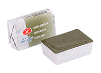 Краска акварельная художественная - 2.5мл. зелёная земля (Н.П.)