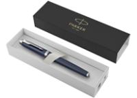 Ручка перьевая подарочная - синий корпус "IM Matte Blue CT" (PARKER)
