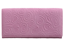 Портмоне кожаное женское - розовый "Тирамо-2"  (Мальченок)