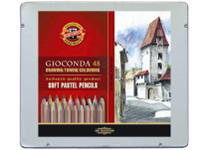 Карандаши в наборе цветные - 48цв. "Gioconda" в металлической упаковке (K-N)