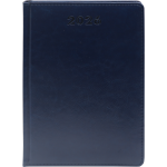 Ежедневник датированный - 2026г. А5 синий "SIDNEY NEBRASKA" срез золотой (GSF)