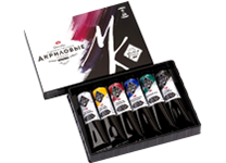 Краска акриловая художественная в наборе - 6цв. 46мл. "МК" (Н.П.)