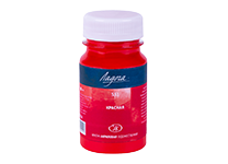 Краска акриловая - 100мл. красная"Ладога" (Н.П.)