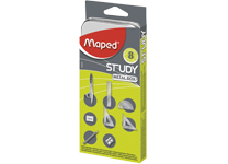 Готовальня - 8 предметн. "Study" металлической упаковке (Maped)