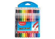 Карандаши в наборе цветные - 15цв. "Color'peps" + фломастеры 12цв. (Maped)