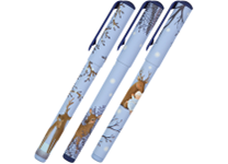 Ручка шариковая - синий стержень 0.7мм. "DreamWrite. Олененок" в тубусе (Bruno Visconti)