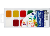 Краски акварельные - 12цв. "Классика" без кисти пласт.уп. (Луч)