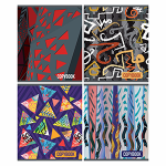 Тетрадь - А5  48л. клетка "Текстура геометрия" (Маяк)