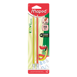 Карандаши в наборе с ластиком -  2шт. HB в блистере (Maped)    