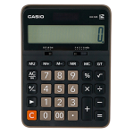 Калькулятор - 12раз. "CASIO" DX-12B-W-EC черный (12 разрд.. 129 x 175.5 x 33 мм) (АК Цент)