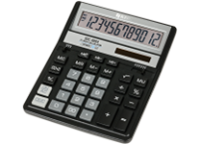 Калькулятор - 12раз. "Eleven" SDC-888XBK черный (2 пит.. 2 пам.. 158 x 203 x 31 мм) (Eleven)