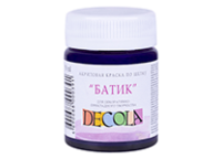 Краска д/шелка акриловая - 50мл. фиолетовая "Батик - Декола" (Н.П.)