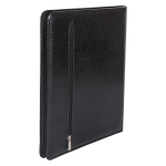 Папка деловая - 360х280х20мм "Менеджер" чёрный. имп. винилискожа (Алекс)