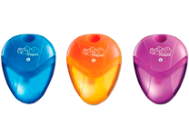 Точилка - 1 отверстия "I-Gloo" ассорти с контейнером (Maped)