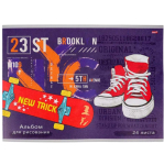 Альбом д/рисования - А4 24л. "СКЕЙТБОРД И КЕДЫ" (Проф-Пресс)