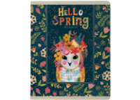Тетрадь - А5  48л. клетка 165х203 мм. "Hello spring" (Альт)