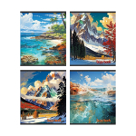 Тетрадь - А5  48л. клетка "Природа вектор" (Маяк)