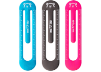 Линейка металлическая - 10см. "MESHU" ассорти (Рельеф-Центр)