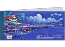 Альбом д/пейзажных набросков - 125х250мм 25л. (Campap)