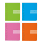 Тетрадь - А5  12л. клетка "Простые цвета" твердая обложка (Альт)