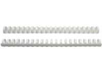 Пружина пластиковая в наборе - 32мм 50шт. белый (Silwerhof)