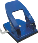 Дырокол - 30л. синий "Dolce Costo" металлический с линейкой (ФинСиб)