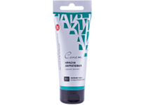 Краска акриловая - 75мл. зеленая "Сонет" (Н.П.)